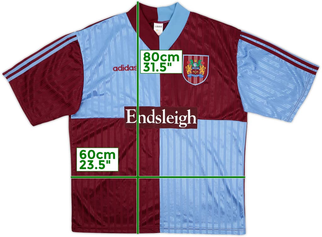 1996-98 Burnley Home Shirt - 10/10 - (XL)