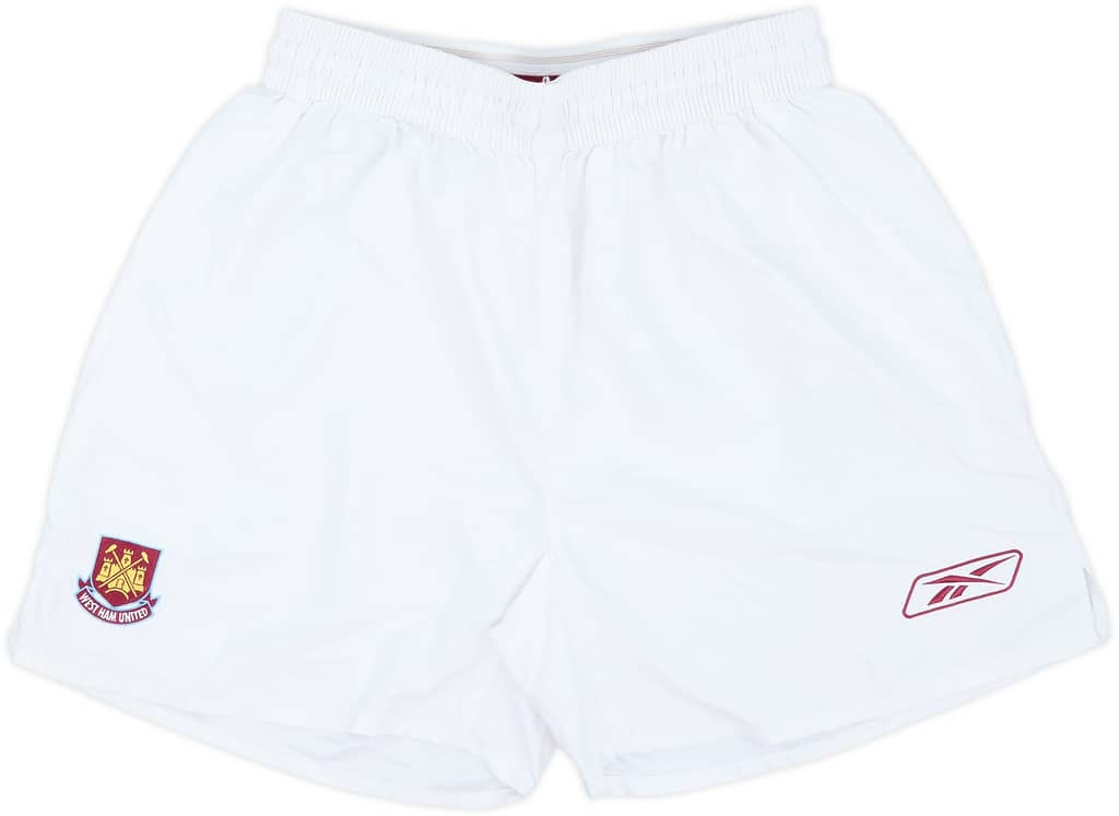 2004-05 West Ham Home Shorts - 7/10 - (L)