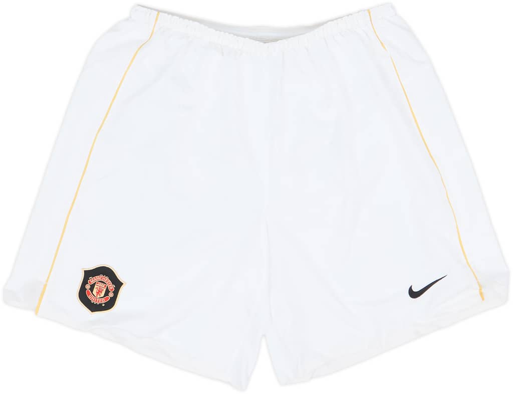 2006-07 Manchester United Home Shorts - 8/10 - (XL)