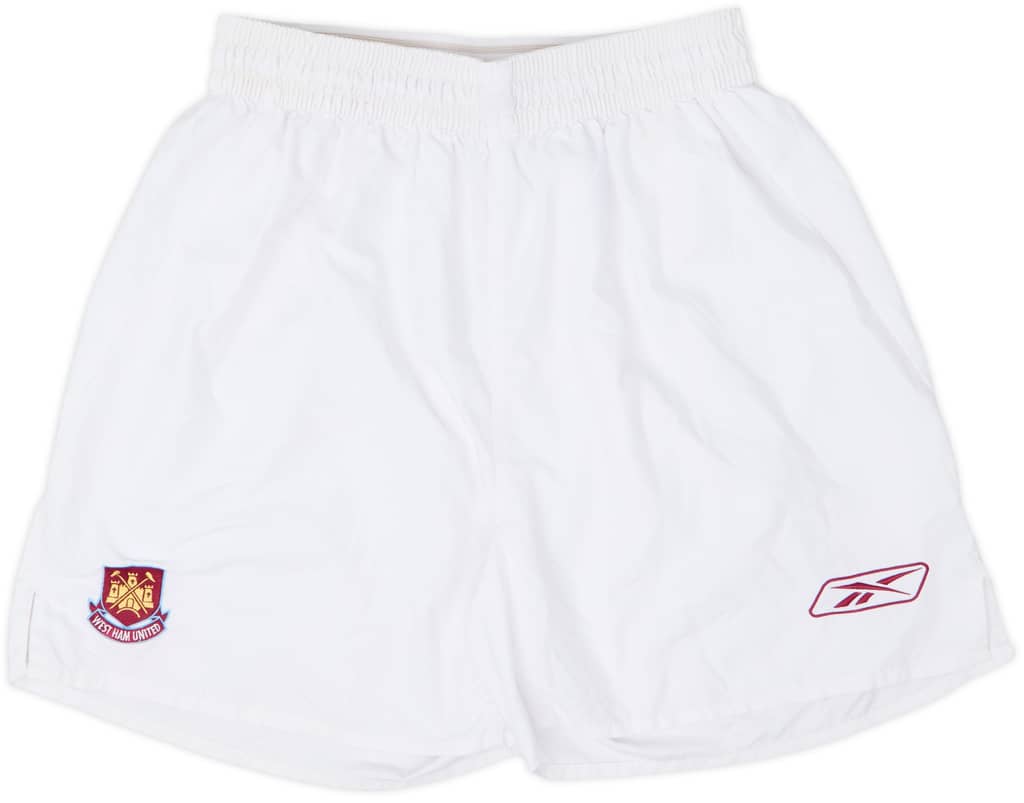2004-05 West Ham Home Shorts - 8/10 - (XL)