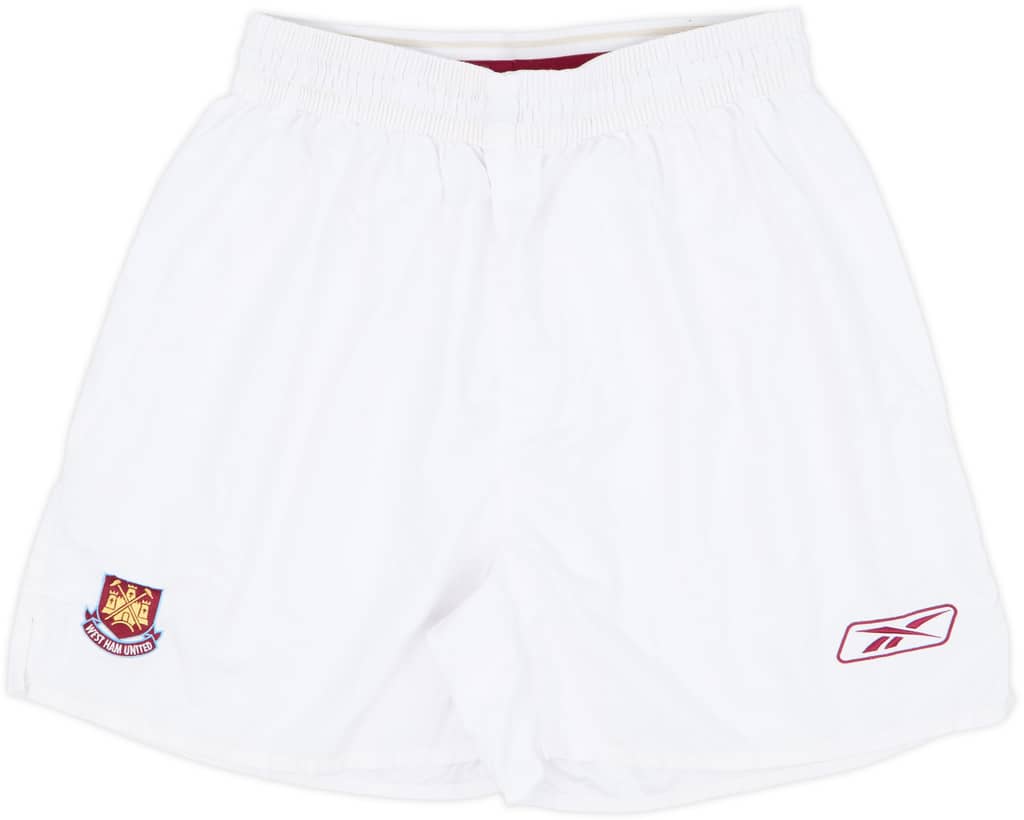 2004-05 West Ham Home Shorts - 7/10 - (XL)