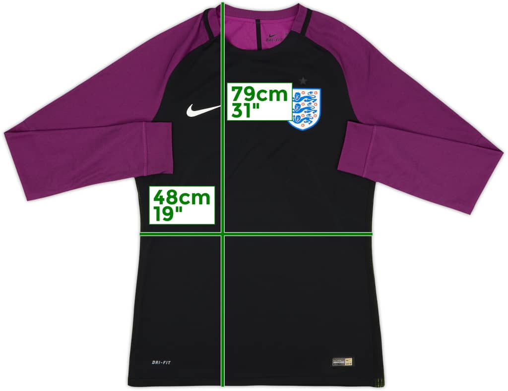 2016-18 England Authentic GK Shirt - 5/10 - (L)