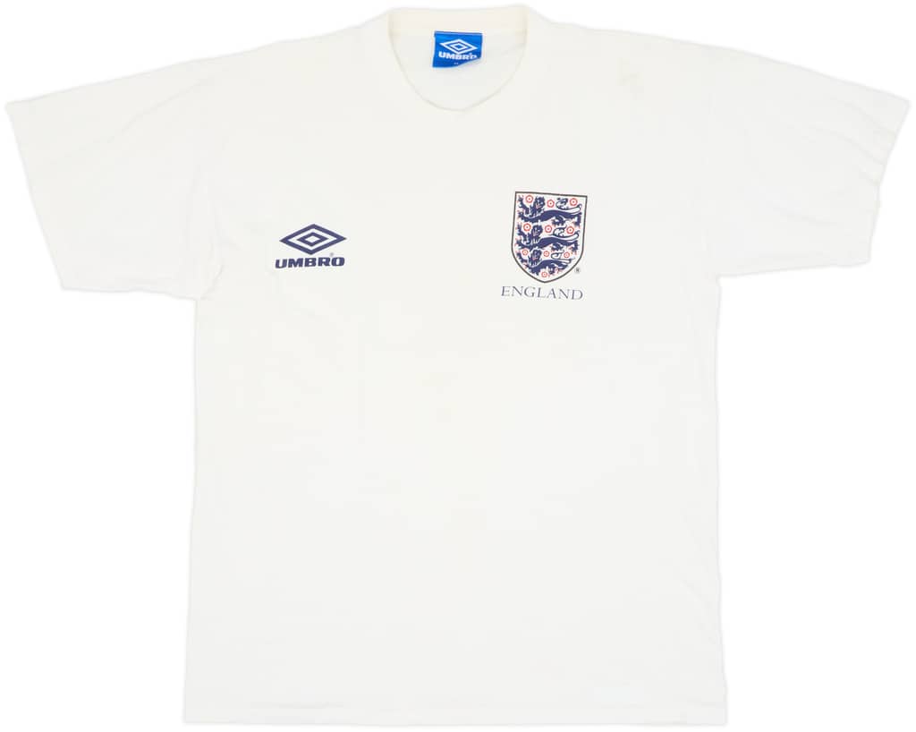 1998-00 England Umbro Cotton Tee - 6/10 - (XL)