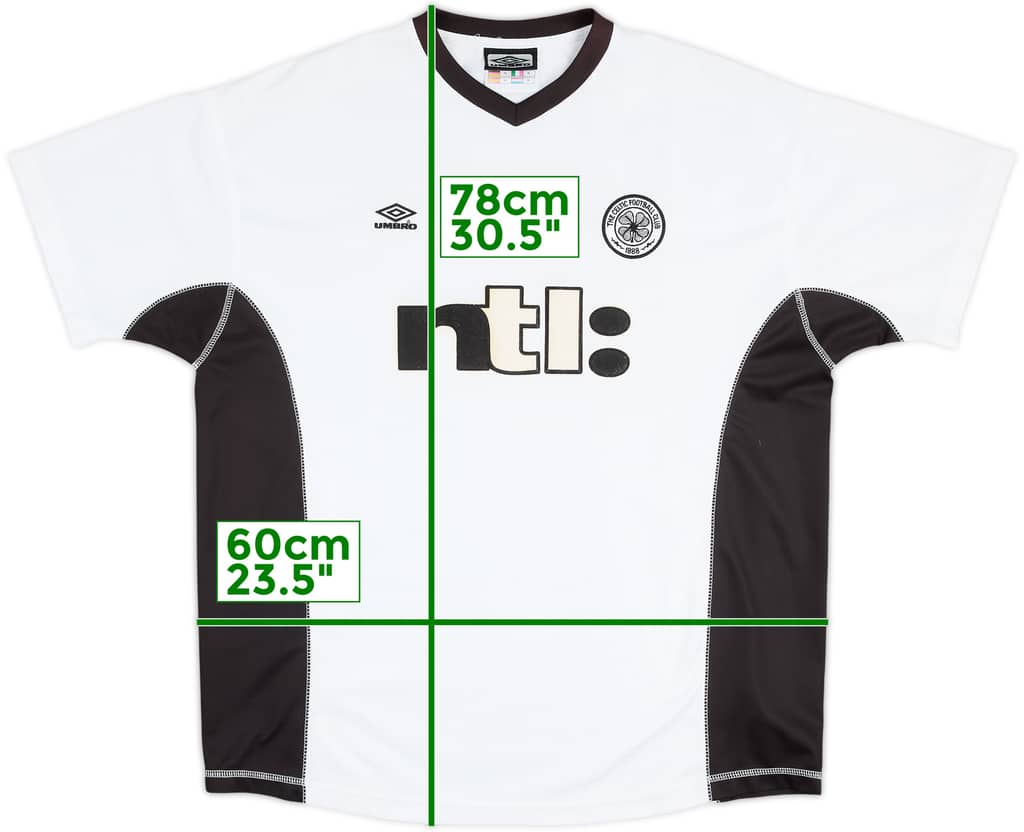 Camiseta Umbro de entrenamiento del Celtic 2000-01 - 6/10 - (XL)