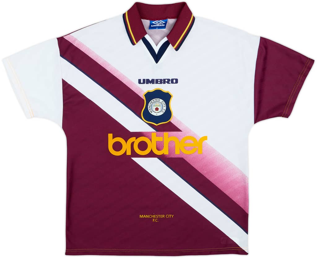 1996-97 Manchester City Away Shirt - 9/10 - (M)