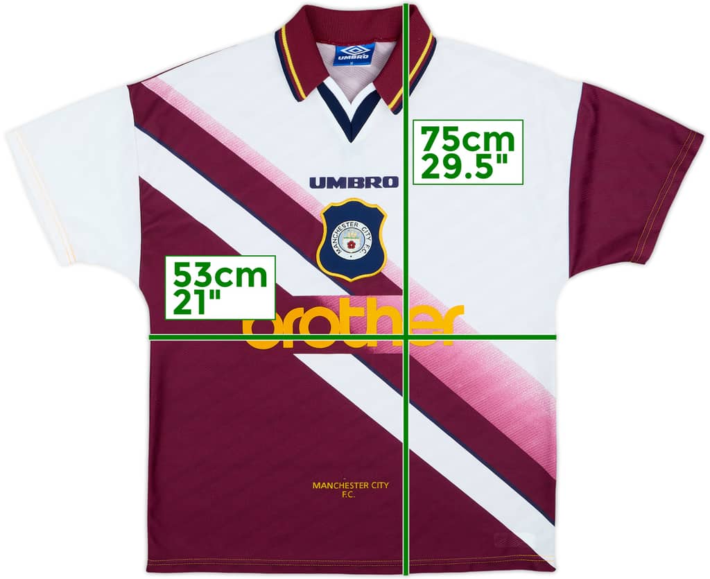 1996-97 Manchester City Away Shirt - 9/10 - (M)