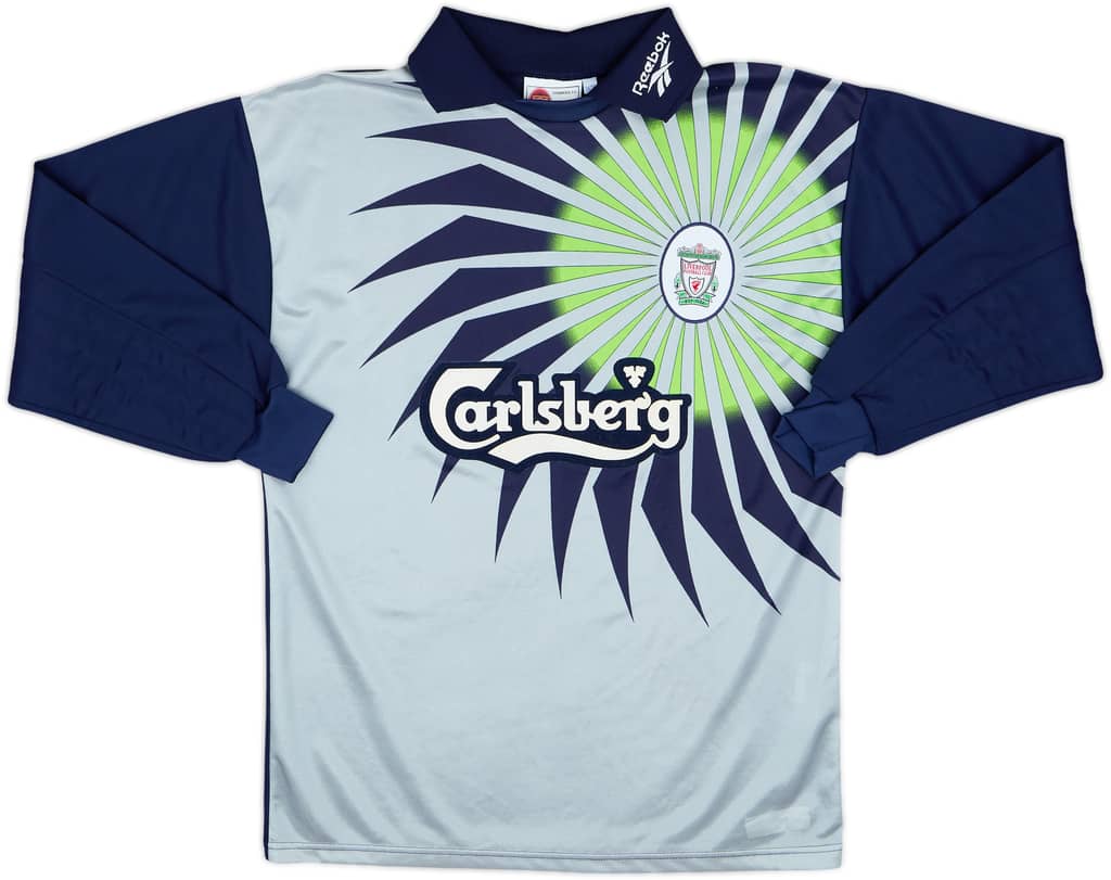 1997-98 Liverpool GK Shirt - 8/10 - (S)