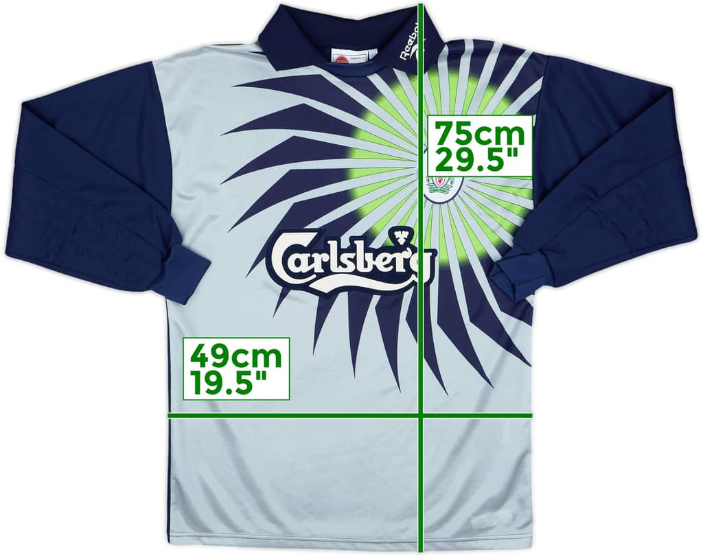 1997-98 Liverpool GK Shirt - 8/10 - (S)