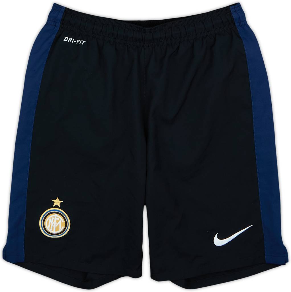 2013-14 Inter Milan Home Shorts - 10/10 - (S)