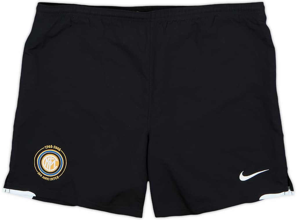 2007-08 Inter Milan Centenary Away Shorts - 8/10 - (XL.Boys)