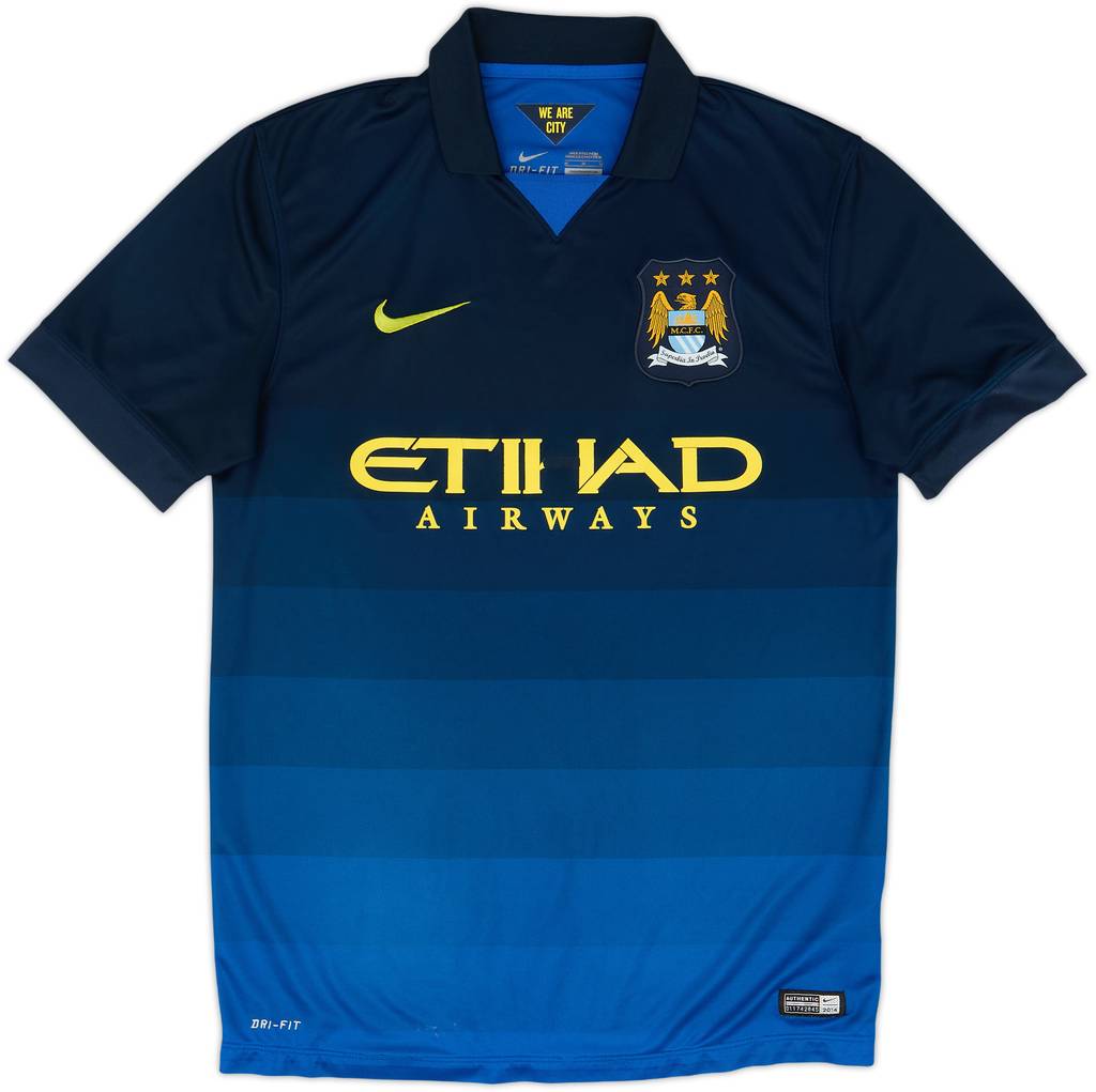 2014-15 Manchester City Away Shirt - 5/10 - (M)