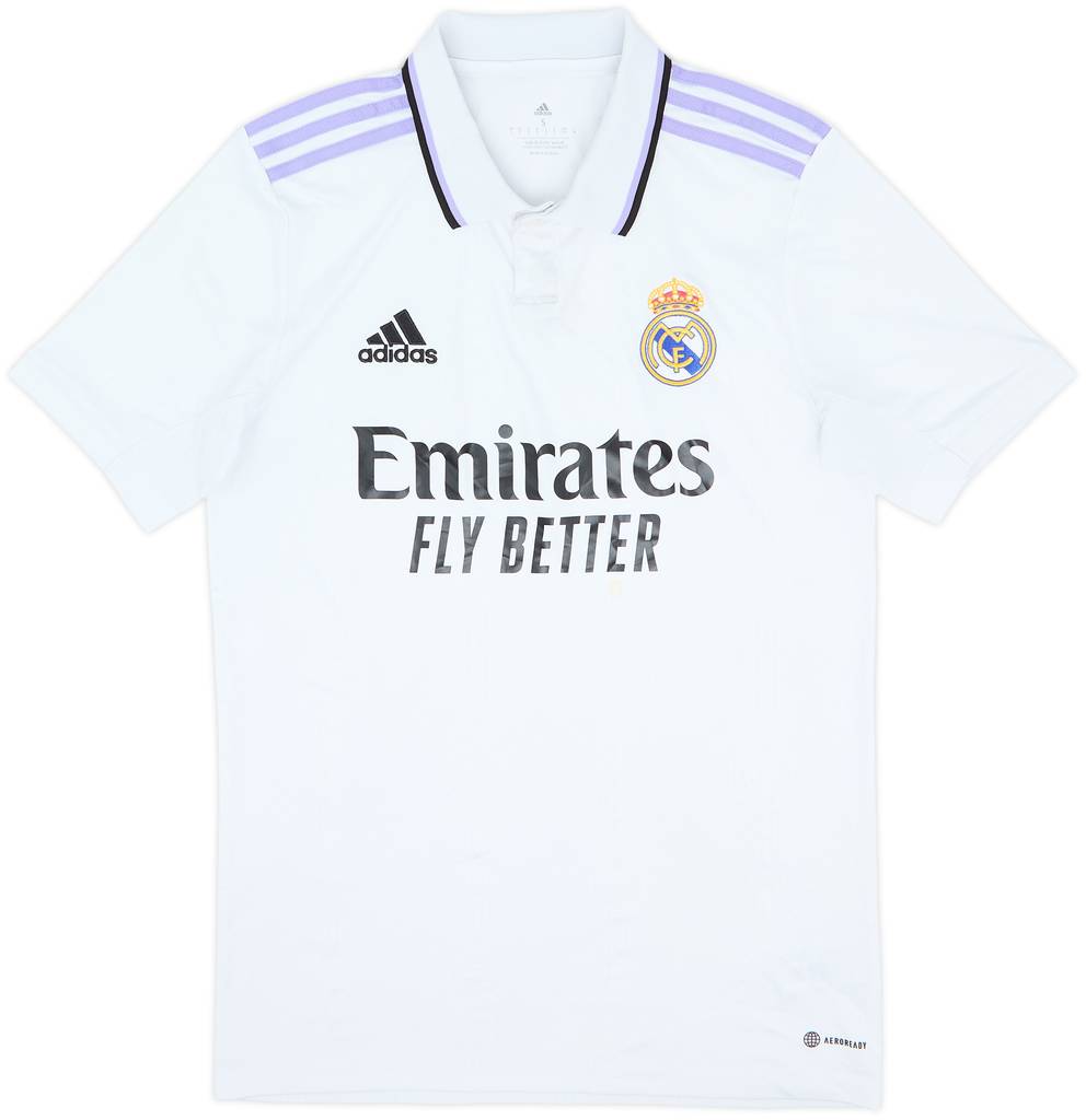 2022-23 Real Madrid Home Shirt - 5/10 - (S)
