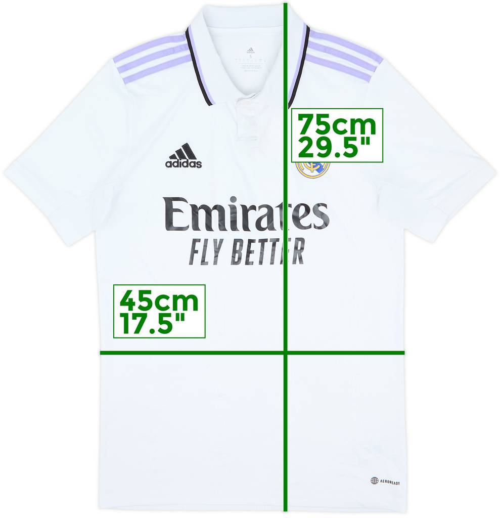 2022-23 Real Madrid Home Shirt - 5/10 - (S)