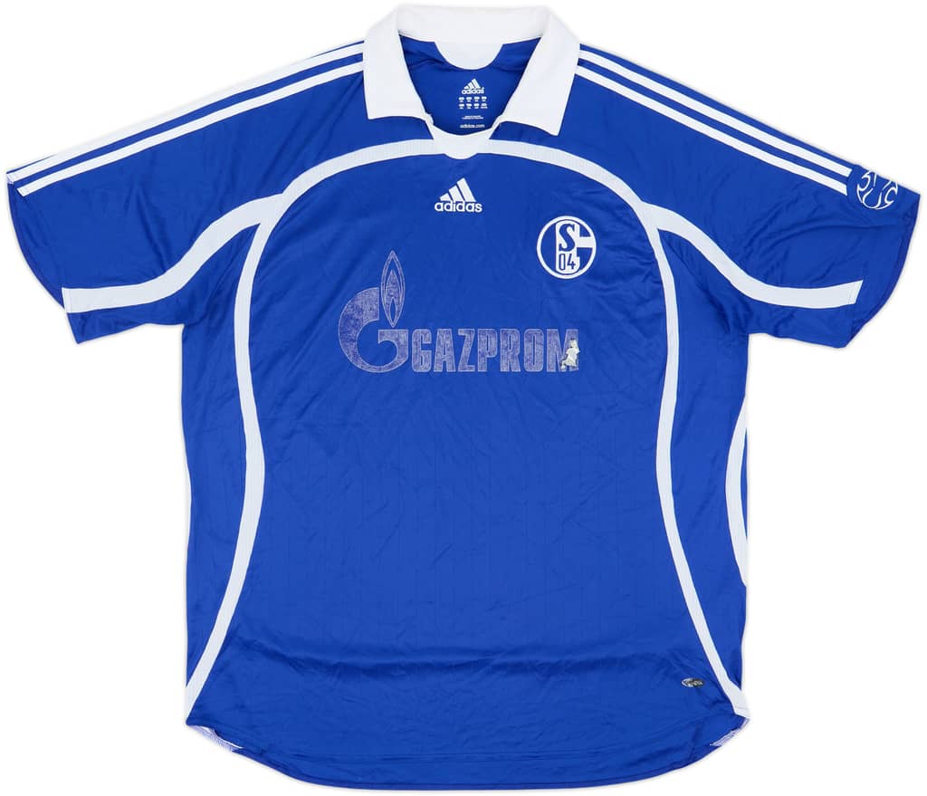 2007-08 Schalke Camiseta Local - 4/10 - (XXL)