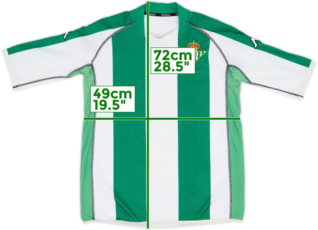 2002-03 Real Betis Home Shirt - 7/10 - (XL)
