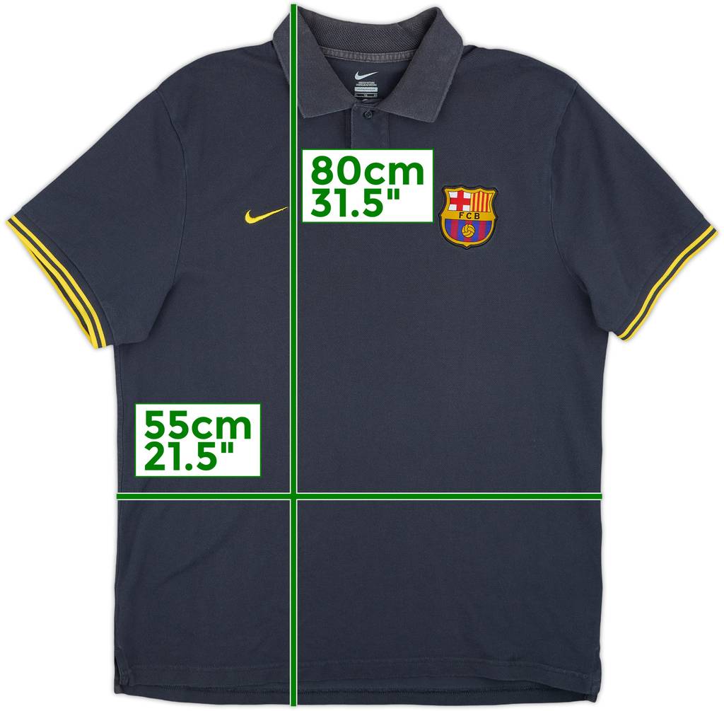 2011-12 Barcelona Nike Polo Shirt - 9/10 - (XL)