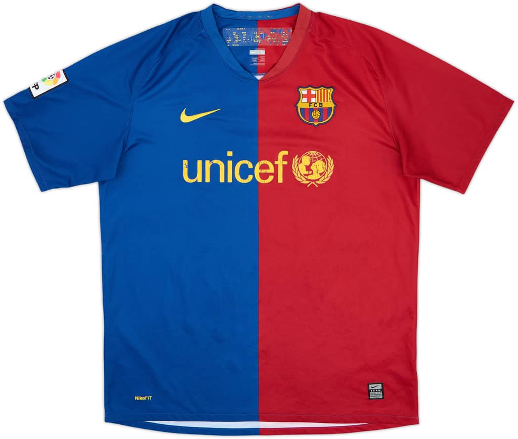 2008-09 Barcelona Home Shirt - 5/10 - (L)