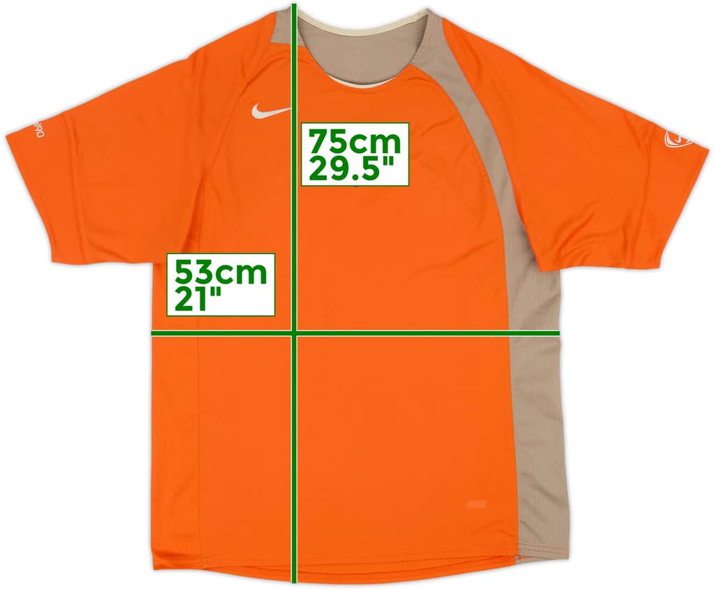 2006-07 Valencia Nike Training Shirt - 8/10 - (XL)