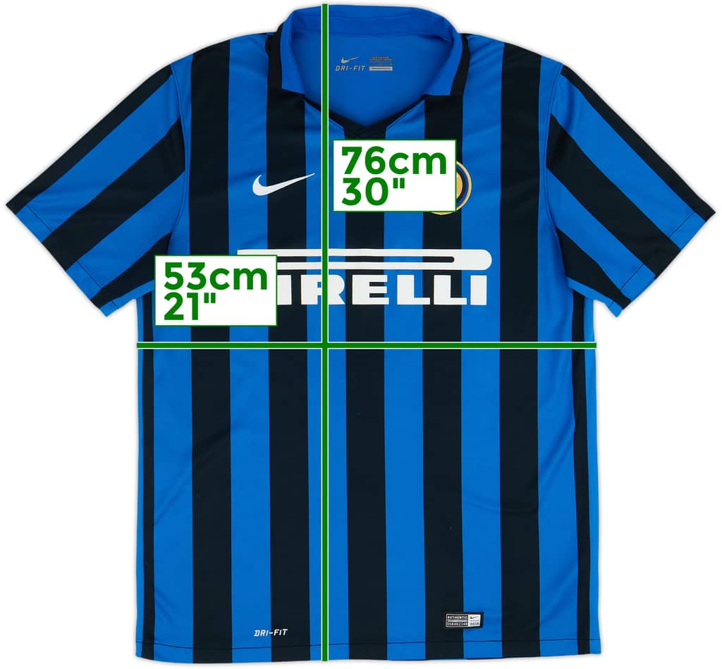 2015-16 Inter Milan Home Shirt - 5/10 - (L)