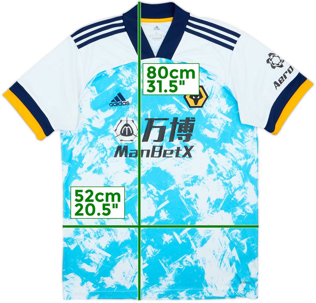 2020-21 Wolves Away Shirt - 6/10 - (L)