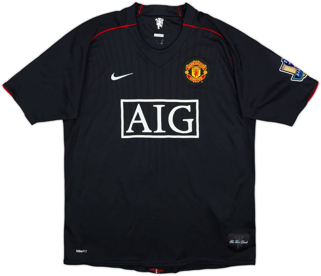 2007-08 Manchester United Away Shirt Scholes #18 - 8/10 - (L)
