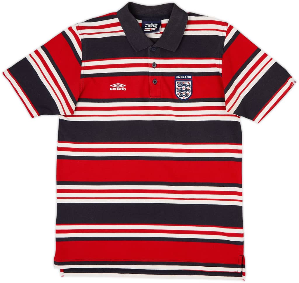 2002-04 England Umbro Polo Shirt - 8/10 - (M)