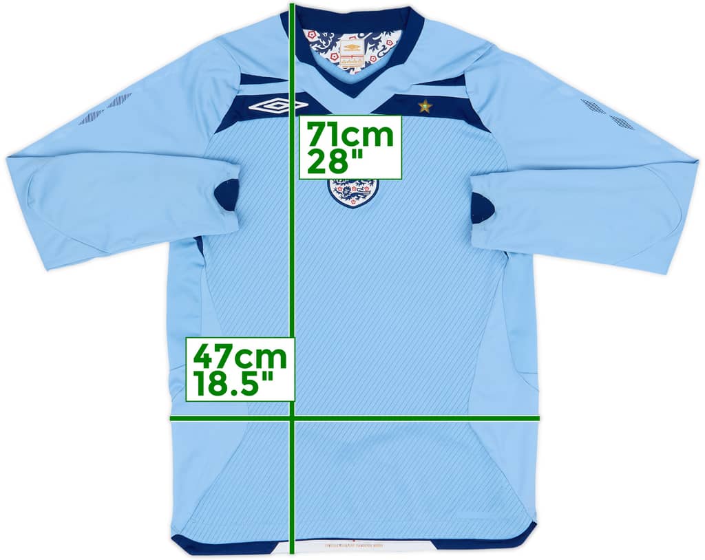 2008-10 England GK Shirt - 8/10 - (S)