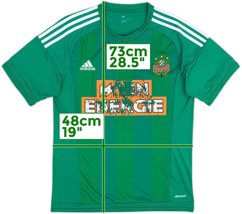 2015-16 Rapid Vienna Home Shirt - 4/10 - (M)