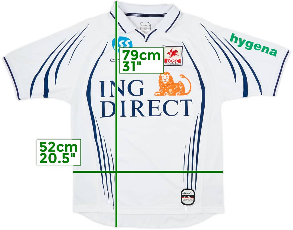 2001-02 Lille Away Shirt - 9/10 - (M)