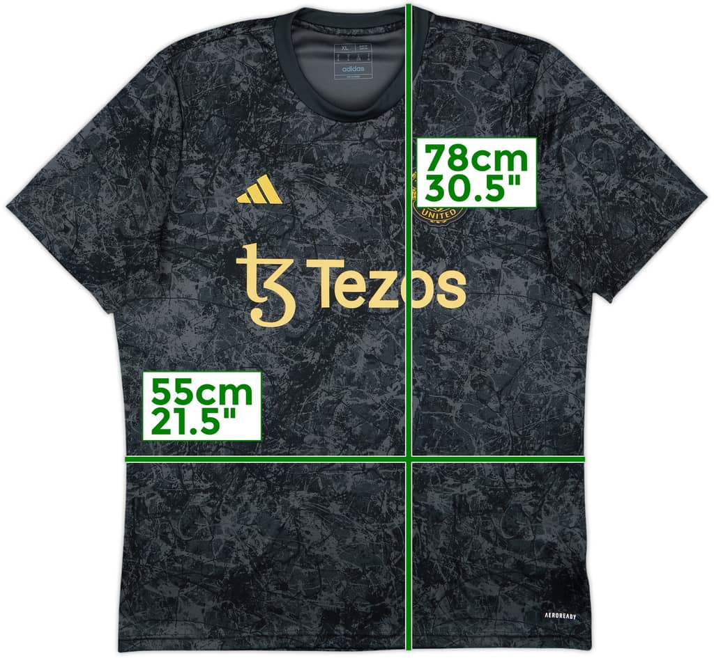 2023-24 Manchester United adidas Training Shirt - 10/10 - (XL)