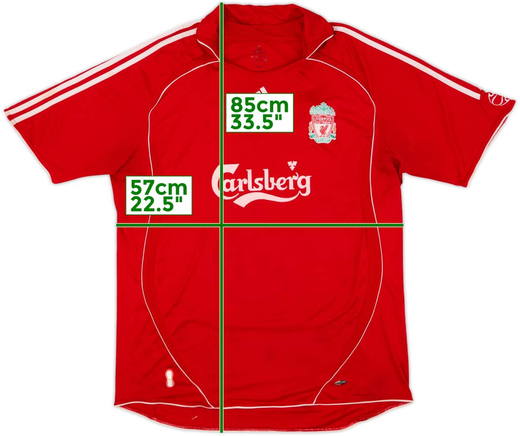 2006-08 Liverpool Home Shirt - 5/10 - (XXL)