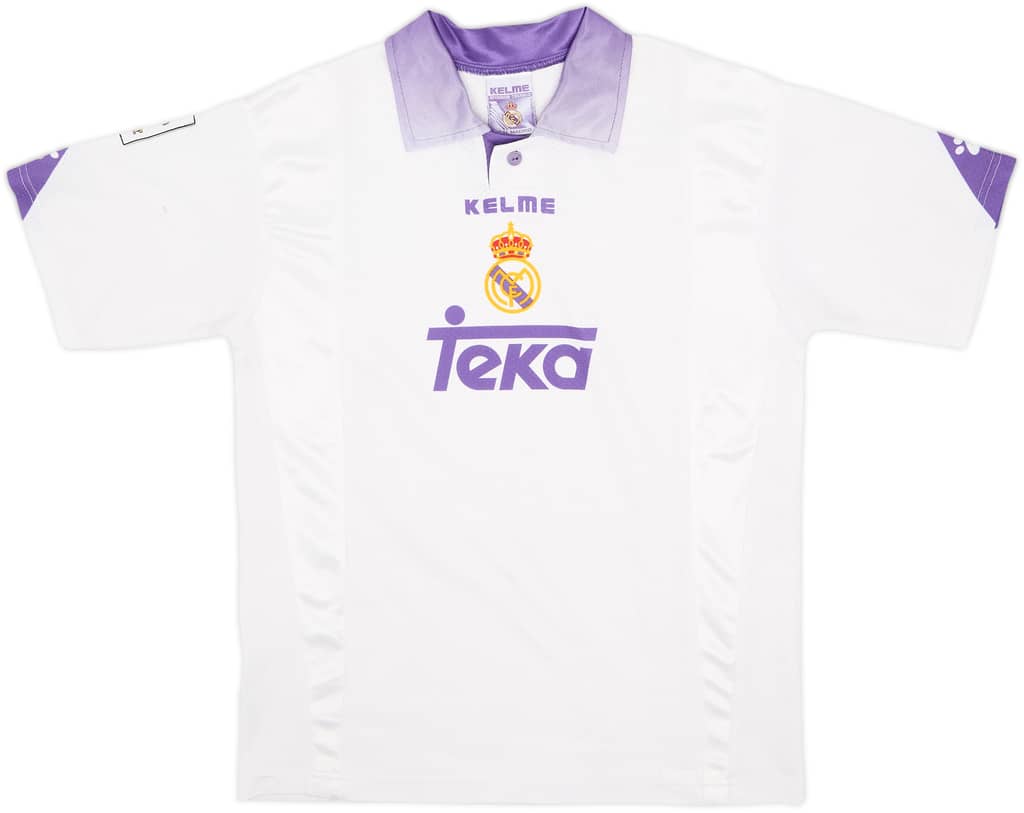 1997-98 Real Madrid Home Shirt - 8/10 - (XL.Boys)