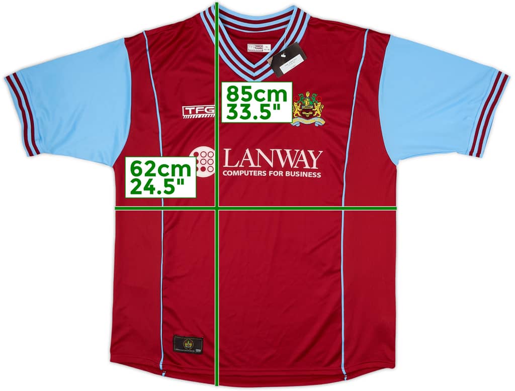 2003-04 Burnley Home Shirt (XL)