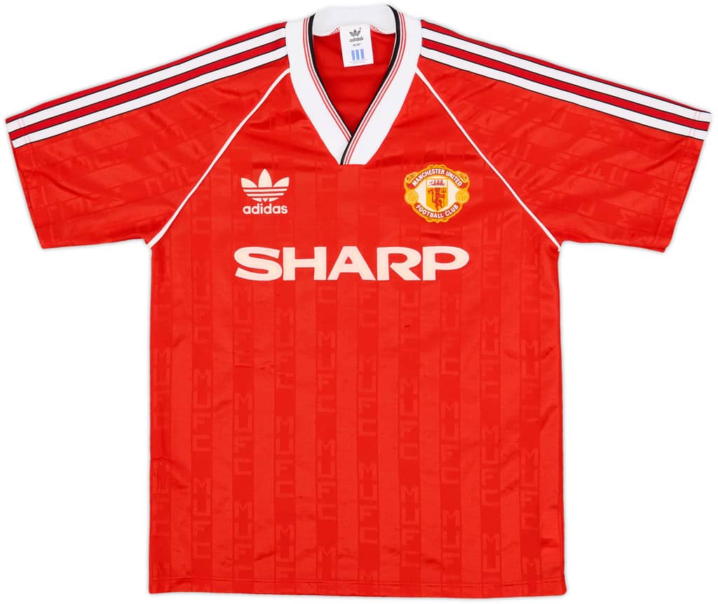 1988-90 Manchester United Home Shirt - 5/10 - (S)