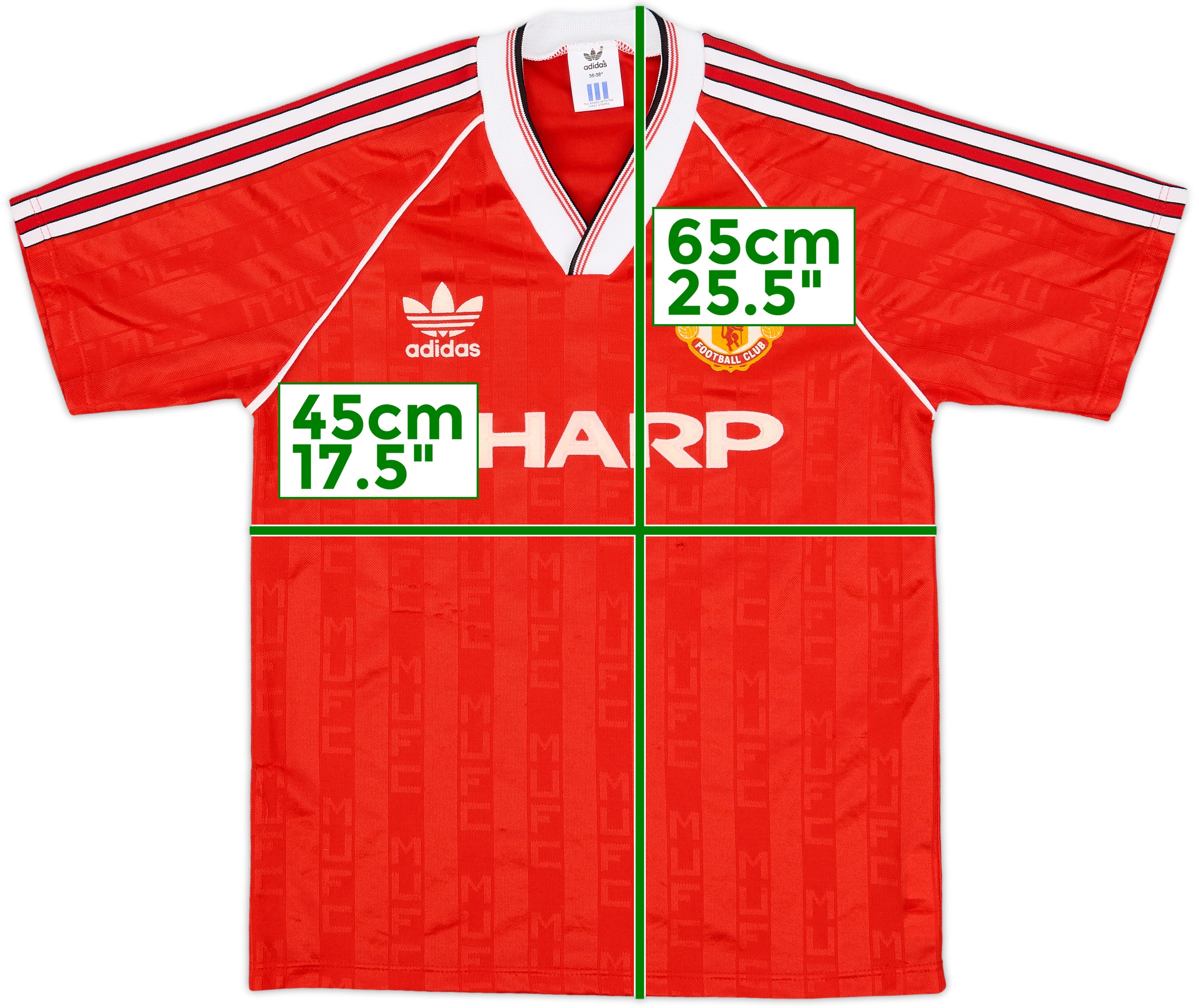 1988-90 Manchester United Home Shirt - 5/10 - (S)