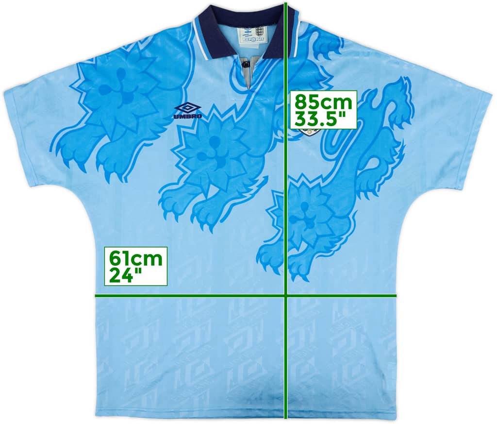 1992-93 England Third Shirt - 8/10 - (XXL)
