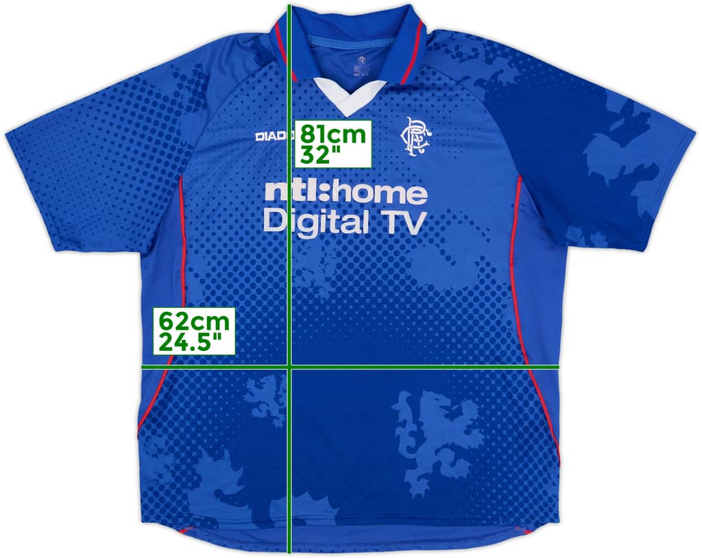 2002-03 Rangers Home Shirt - 8/10 - (XXL)