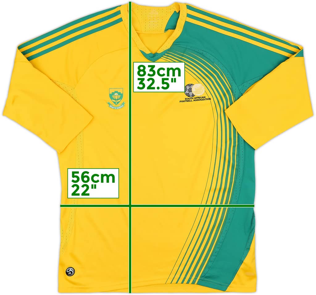 2007-09 South Africa Home Shirt - 8/10 - (L)