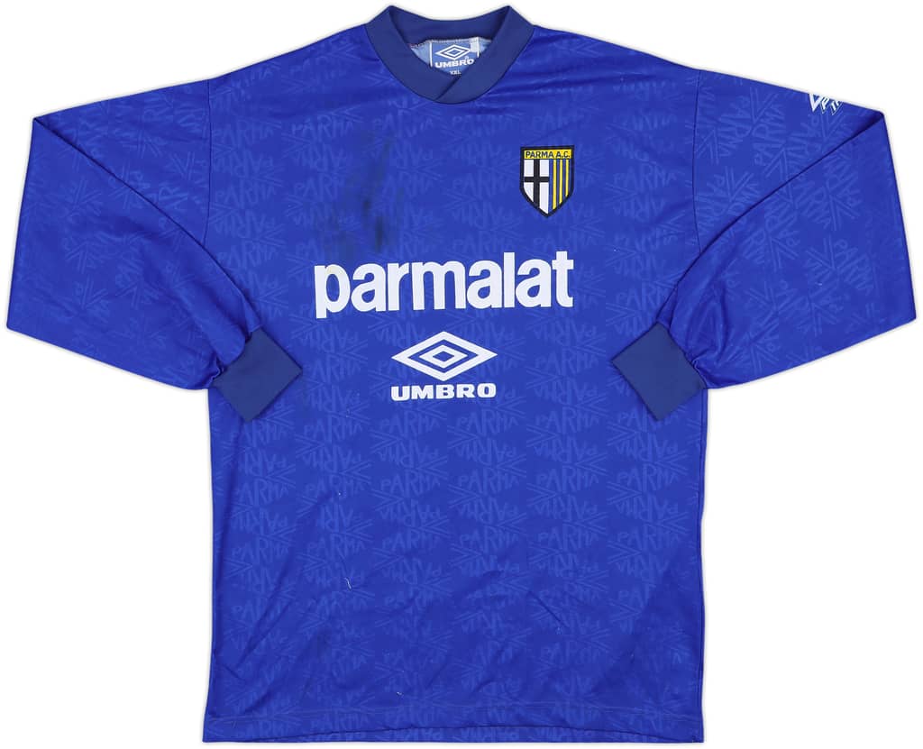 1993-95 Parma Umbro Training L/S Shirt - 5/10 - (XXL)