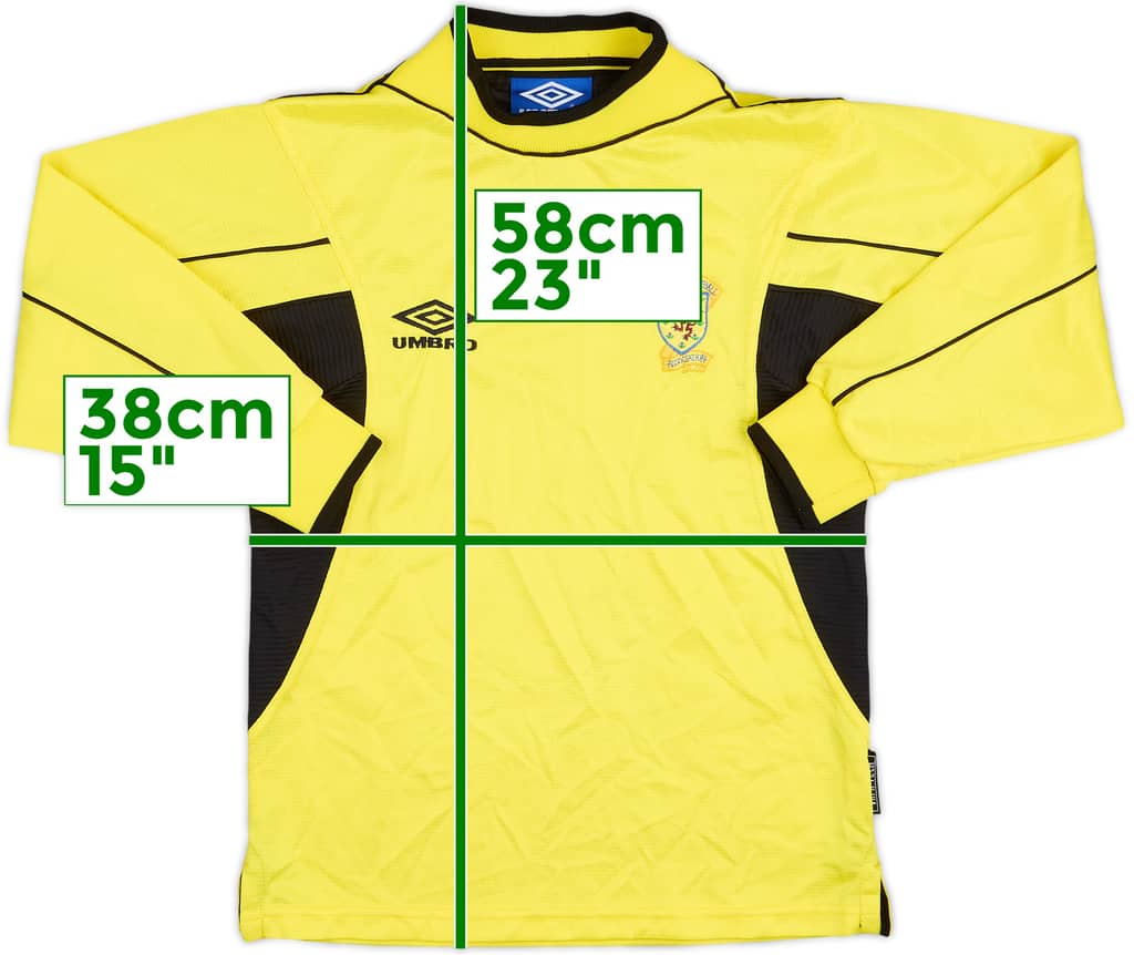 1999-00 Scotland GK Shirt - 8/10 - (M.Boys)