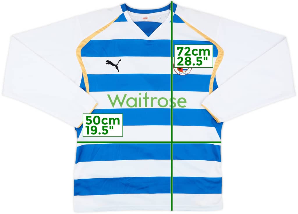 2008-09 Reading Home L/S Shirt - 9/10 - (M)