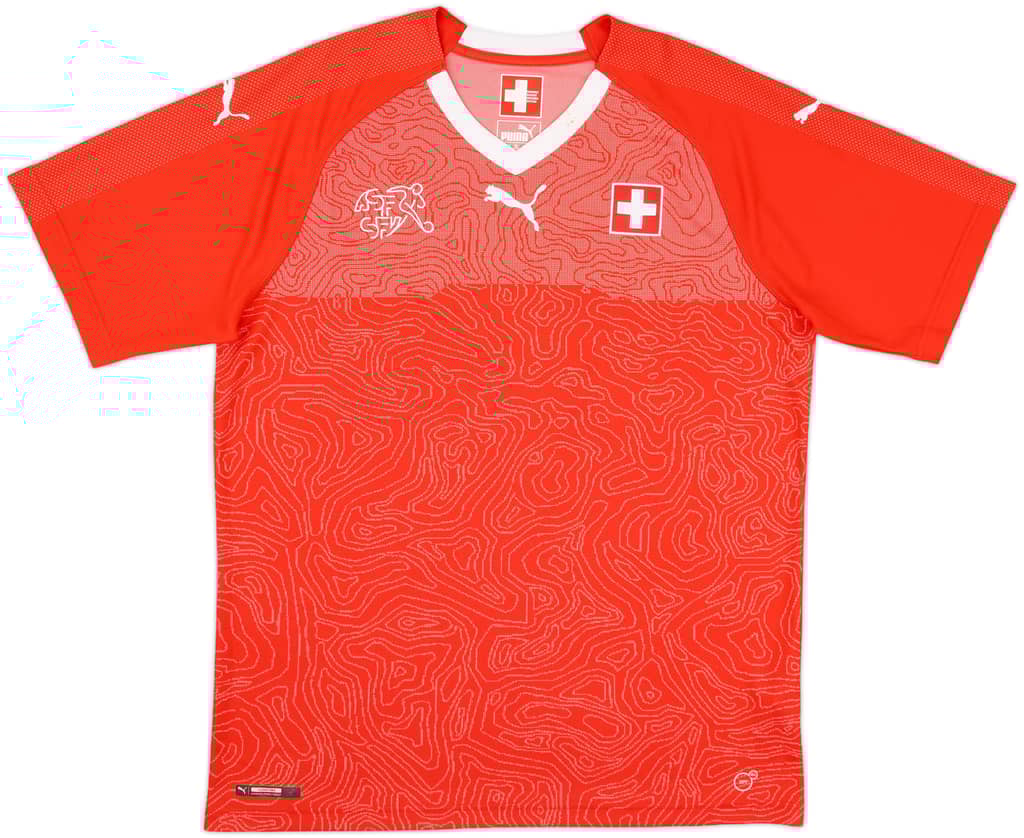 2018-20 Switzerland Home Shirt - 7/10 - (L)