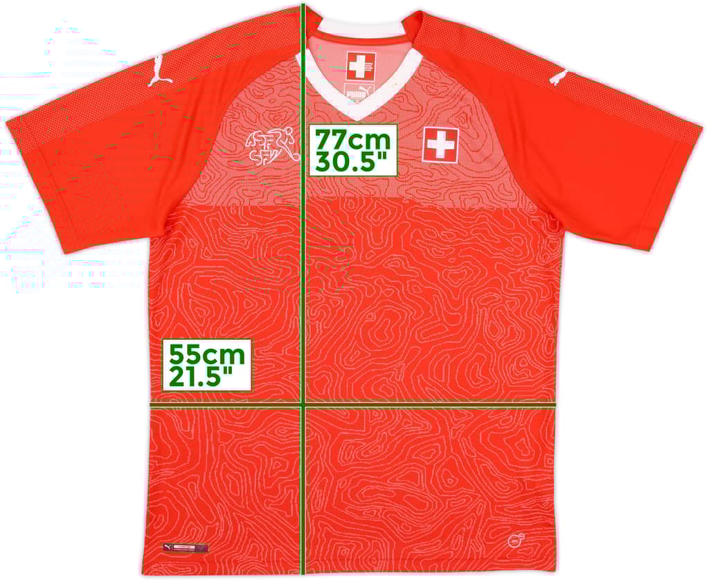 2018-20 Switzerland Home Shirt - 7/10 - (L)
