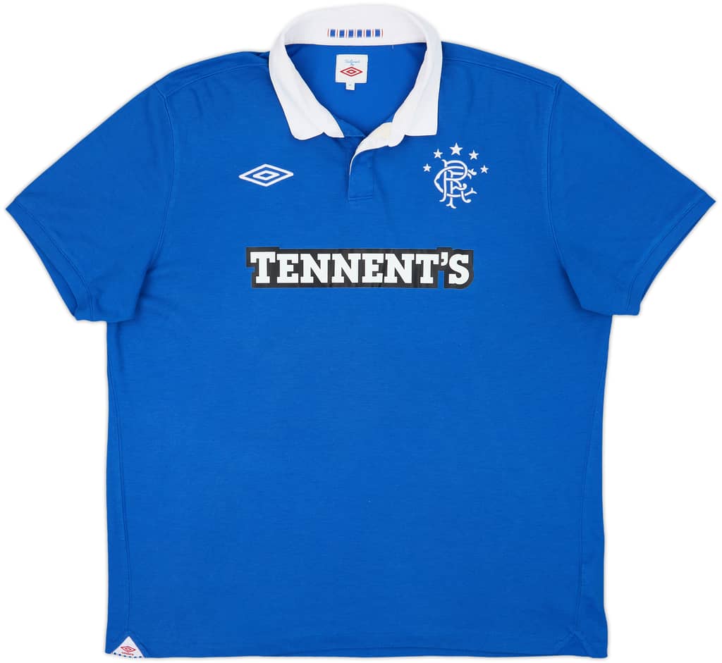2010-11 Rangers Home Shirt - 8/10 - (XL)