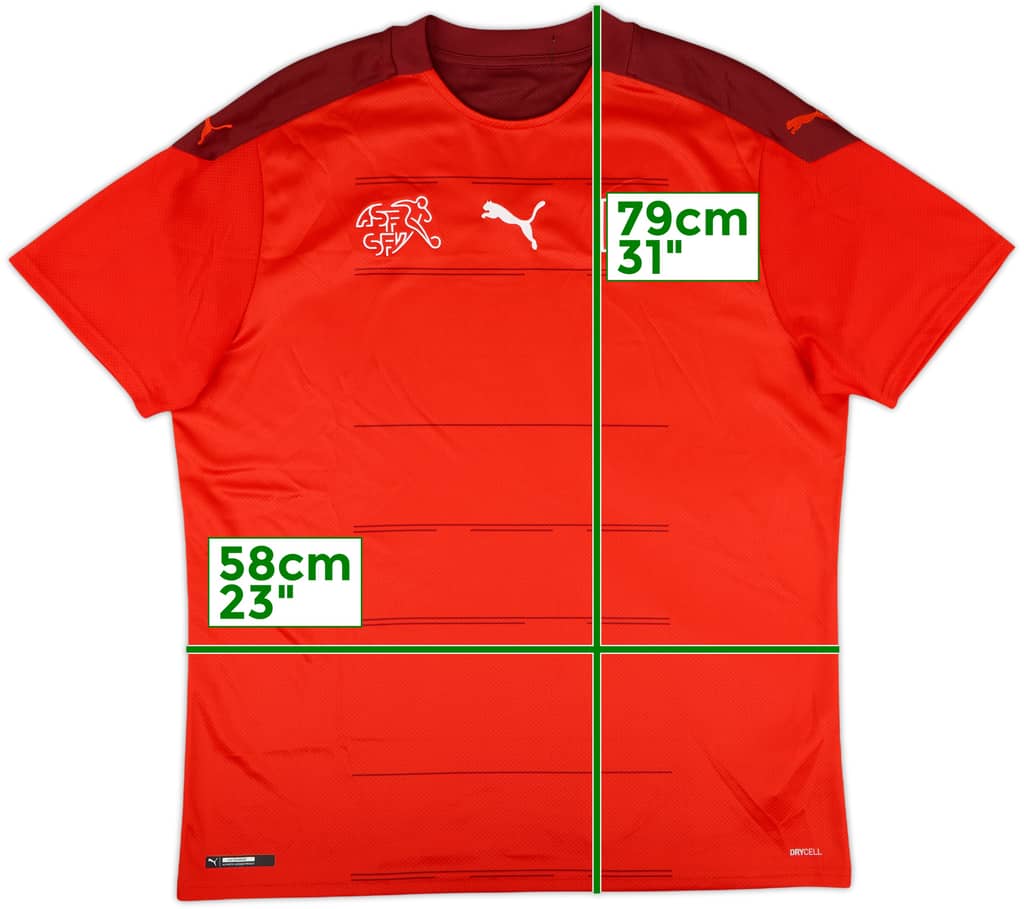 2020-21 Switzerland Home Shirt - 10/10 - (XL)