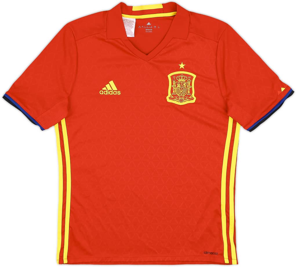 2016-17 Spain Home Shirt - 9/10 - (L.Boys)