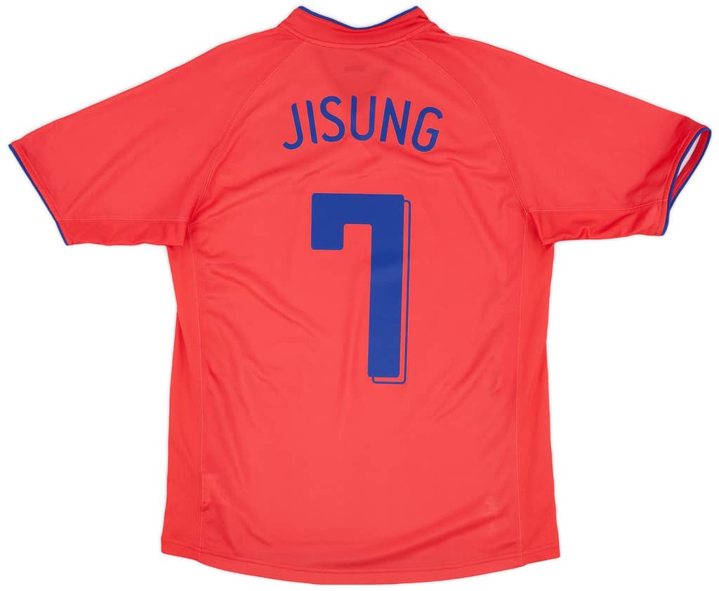 2006-08 South Korea Home Shirt Ji Sung #7 - 6/10 - (S)