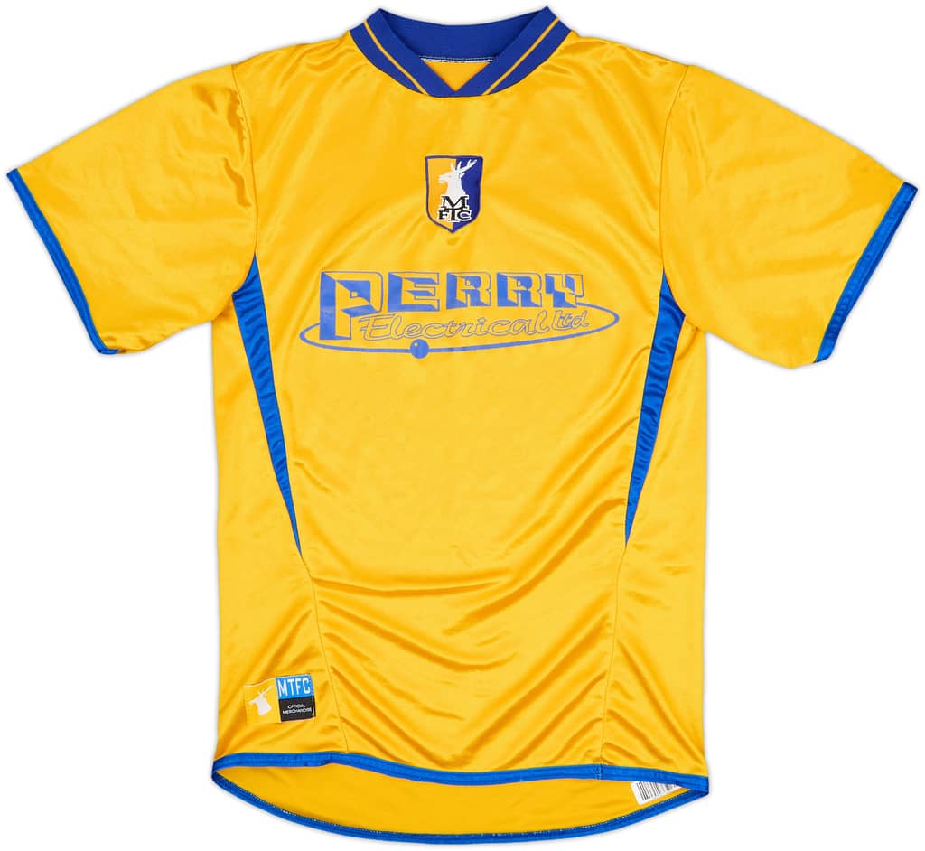 2003-04 Mansfield Town Home Shirt - 8/10 - (Y)