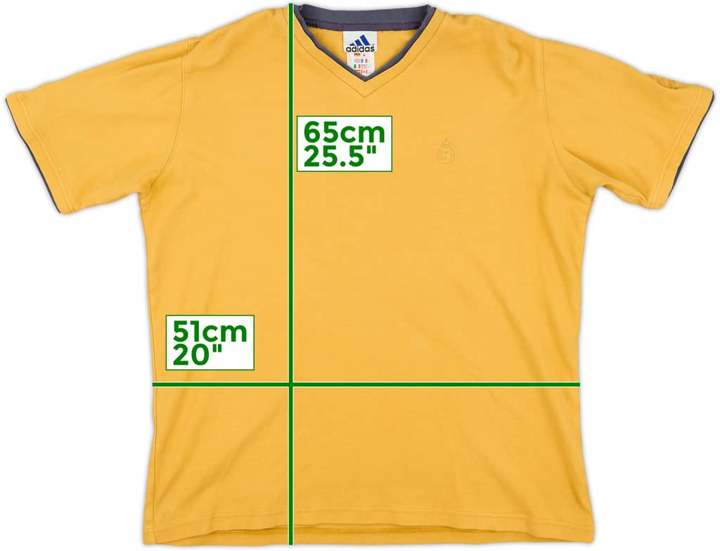2002-03 Real Madrid adidas Cotton Tee - 8/10 - (M)