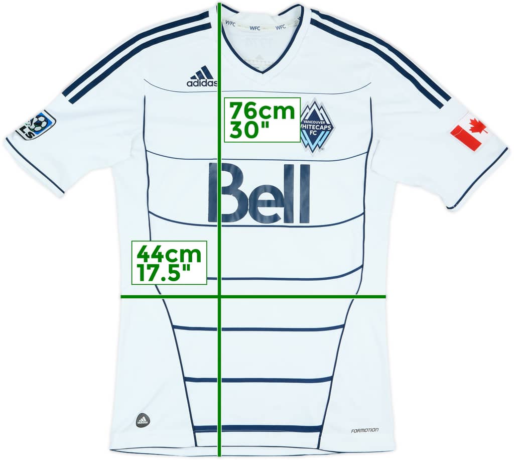 2011-12 Vancouver Whitecaps Authentic Home Shirt - 6/10 - (M)